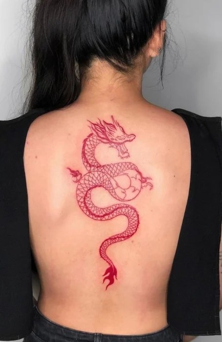 Chinese Back Tattoo 2