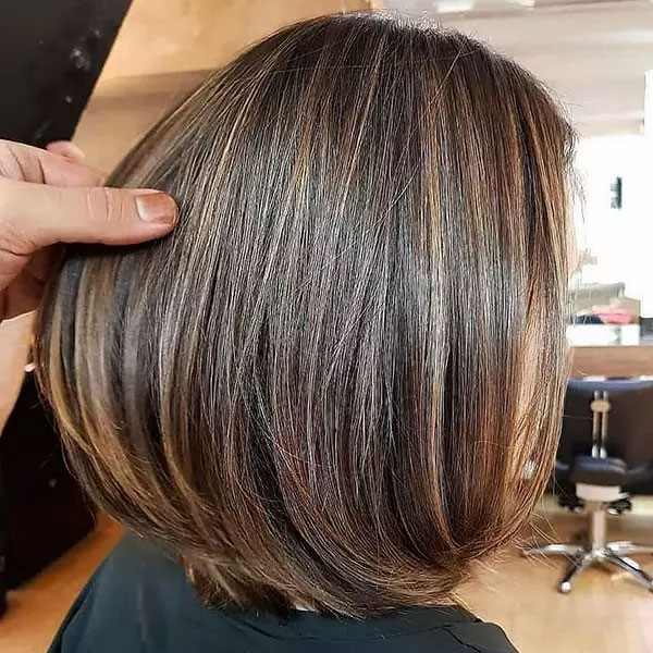 Dark Brown Bob 1