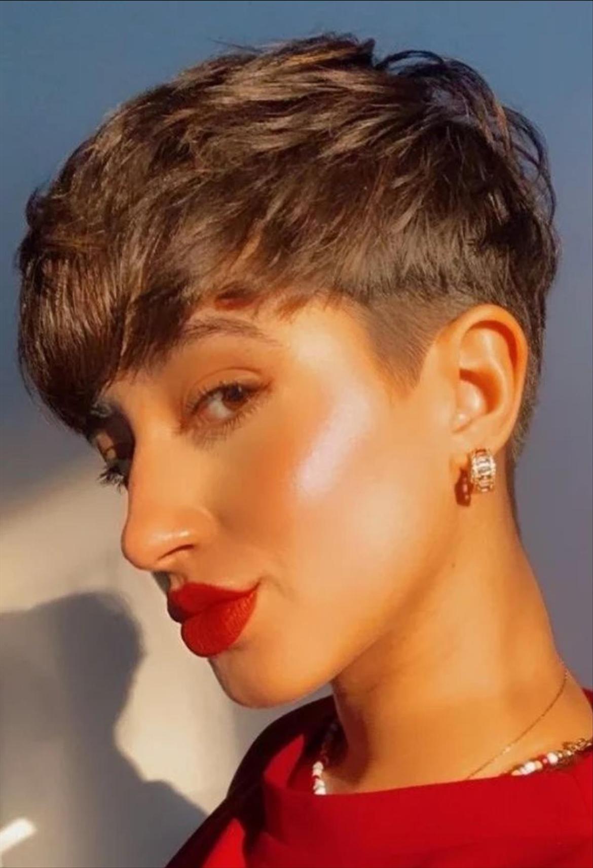 Handsome short pixie hairstyles for fine hair to try 2