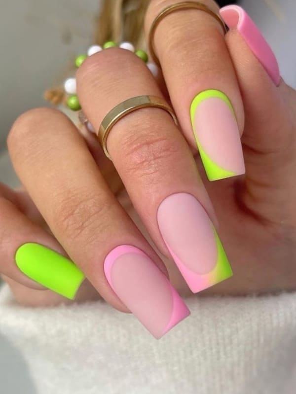 Lime and Baby Pink Bliss 2