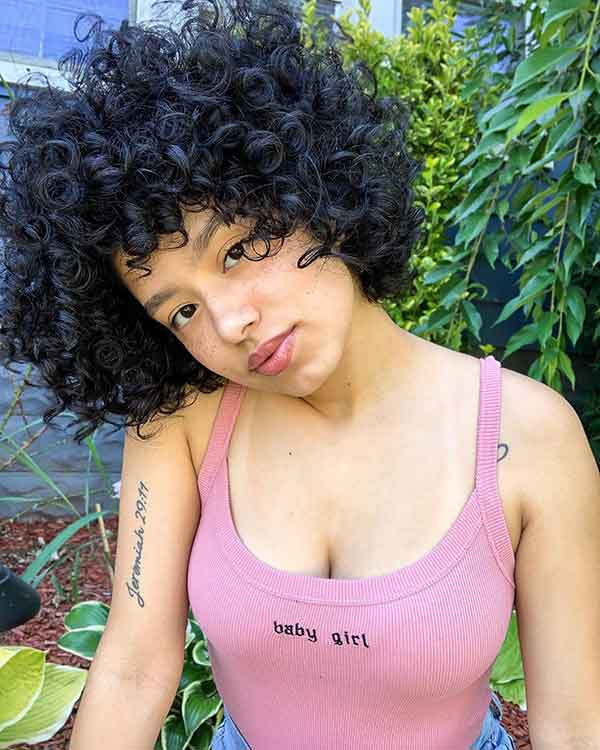 Short Natural Hairstyle for Black Women