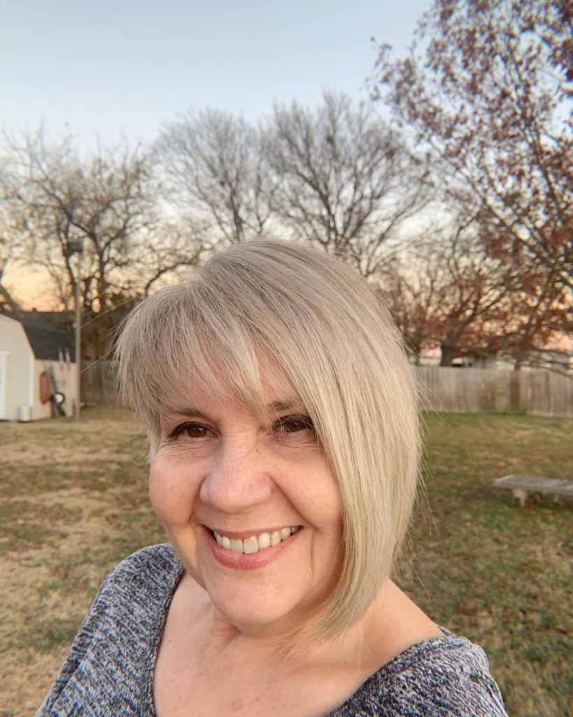 asymmetrical pixie cut for older women